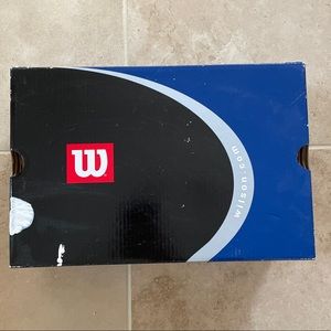 WILSON Sneakers empty box only blue black Fits Women 10 vintage